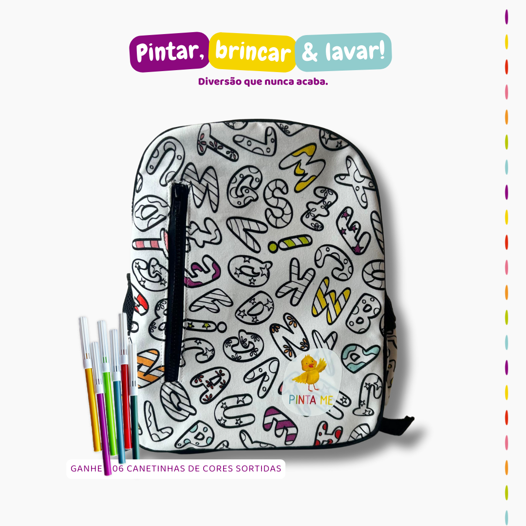 Mochila Alfabeto da PINTA