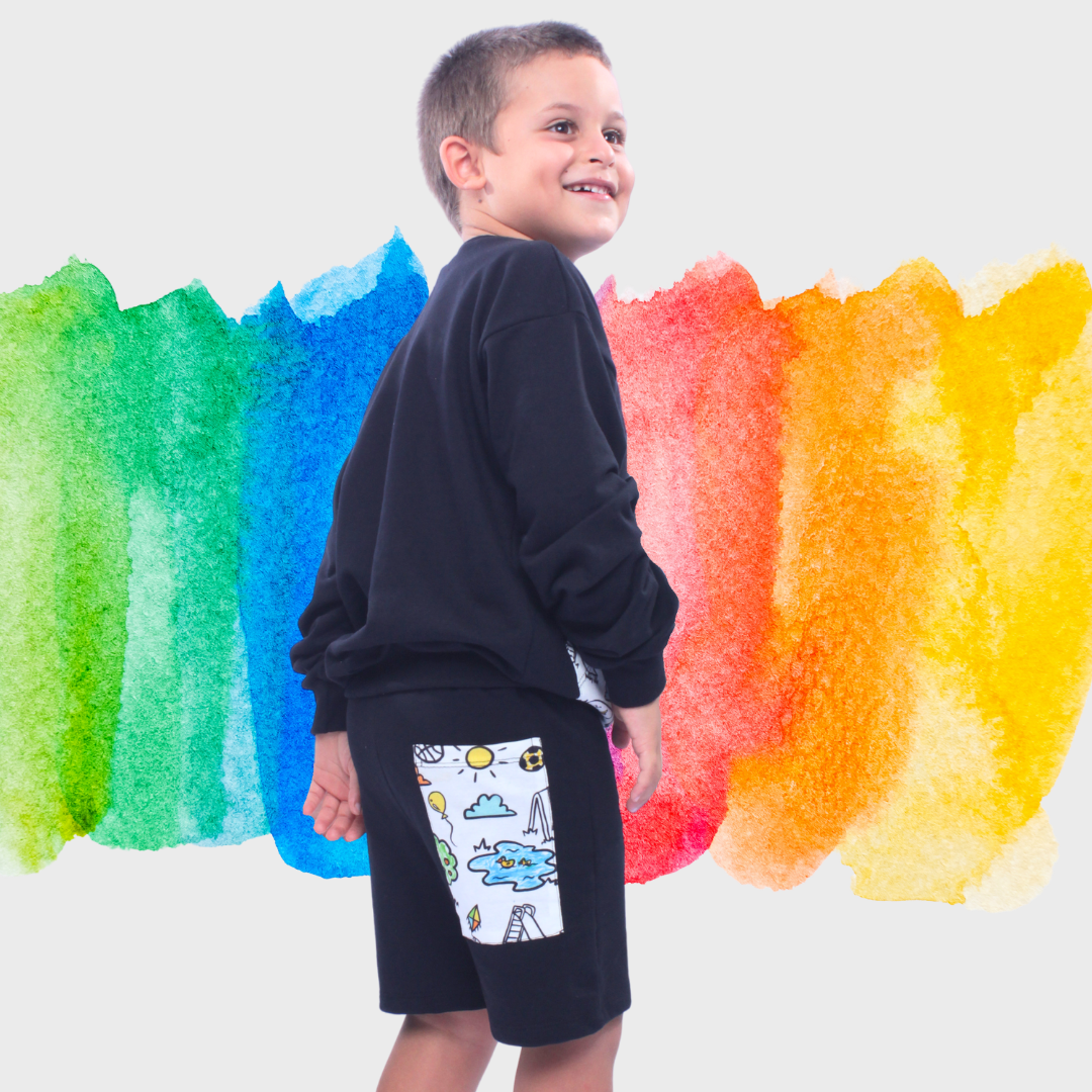 Bermuda Bolso DIA DE BRINCAR