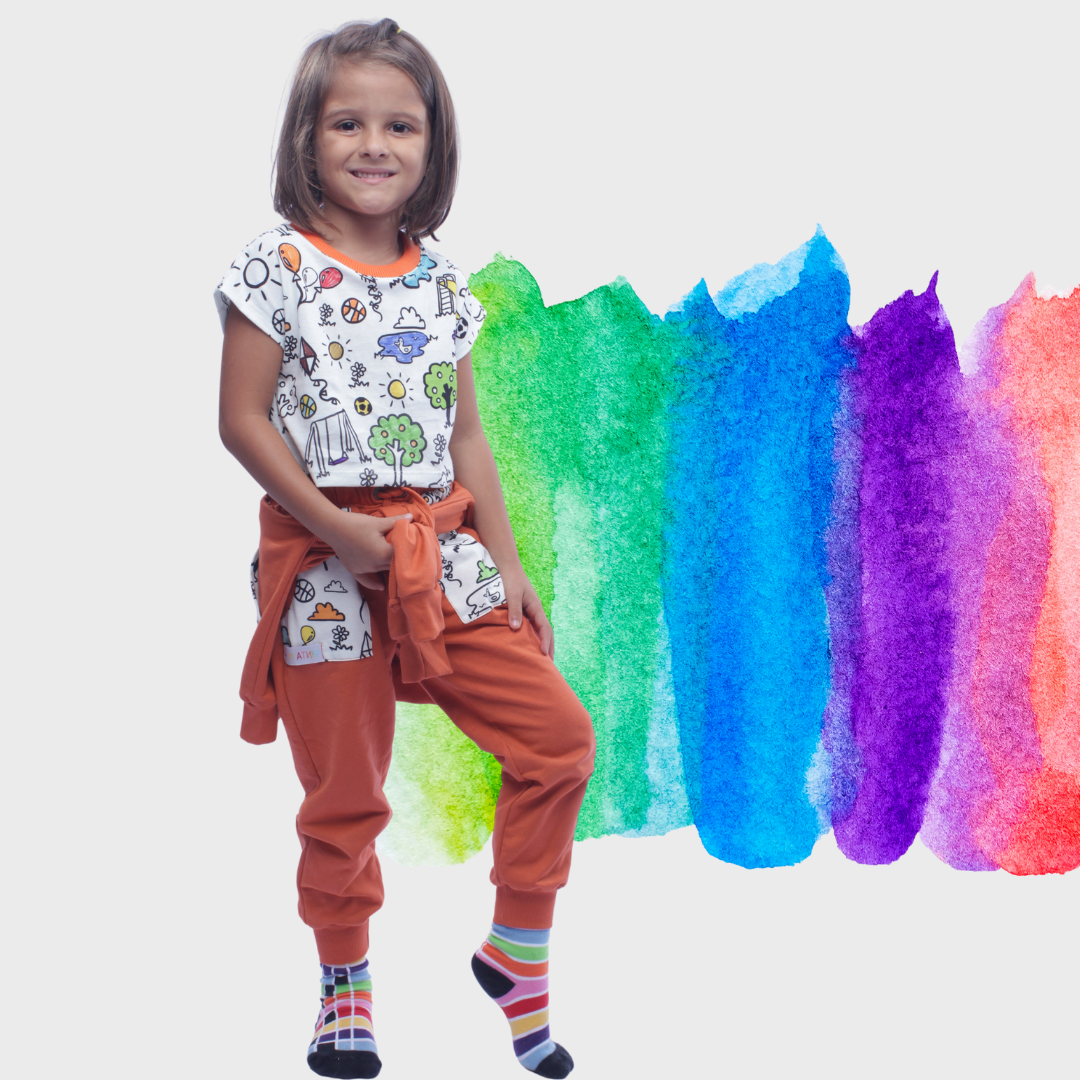 Calça Bolso DIA DE BRINCAR