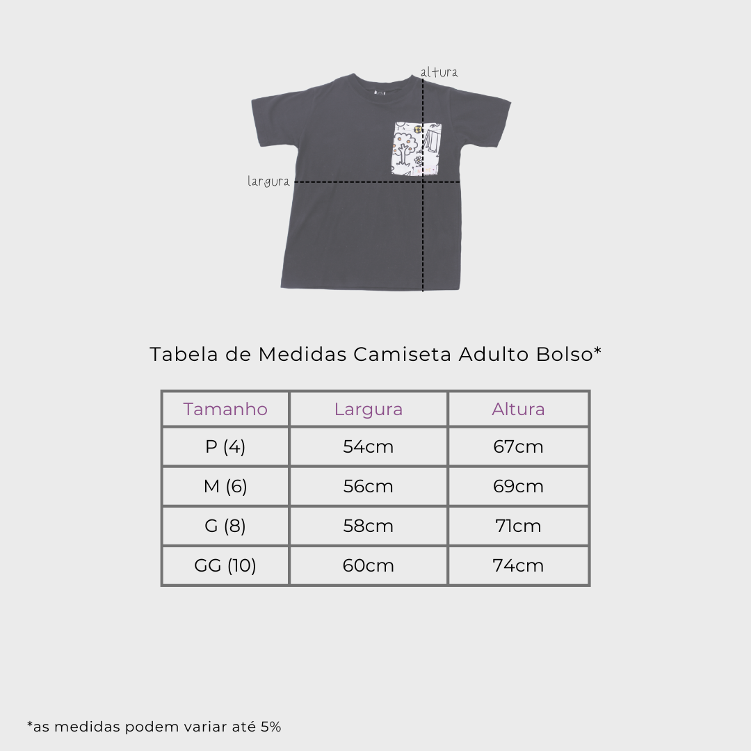 Camiseta Adulto Dia de Brincar