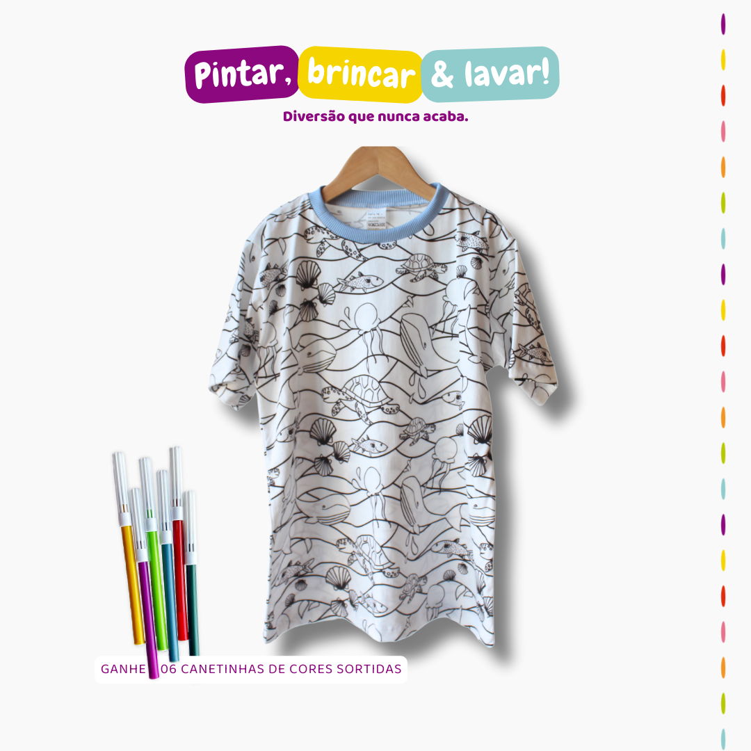 Camiseta Um Mergulho na Ilha