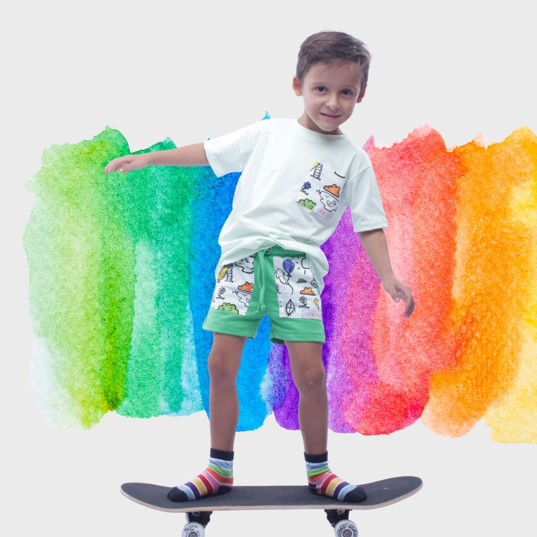 Bermuda Bolso DIA DE BRINCAR