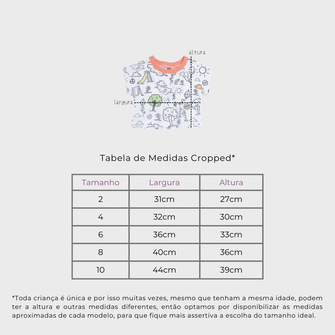 Cropped DIA DE BRINCAR