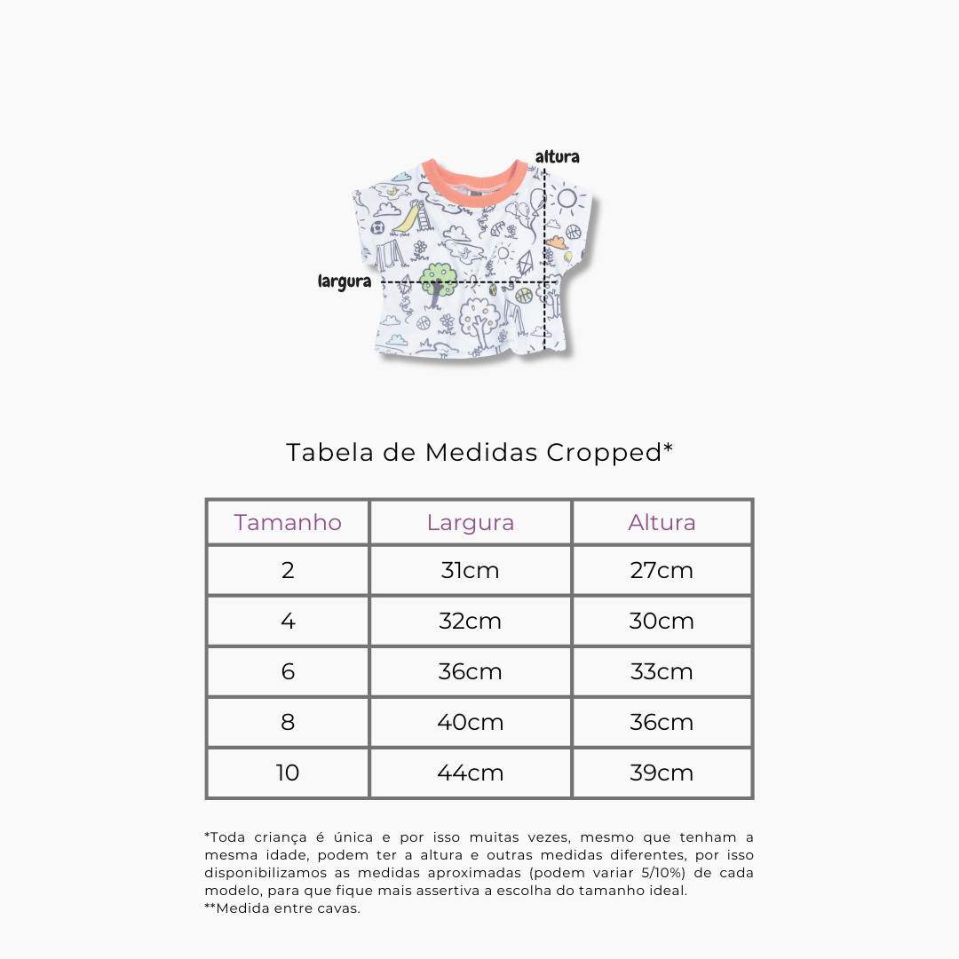 Cropped DIA DE BRINCAR