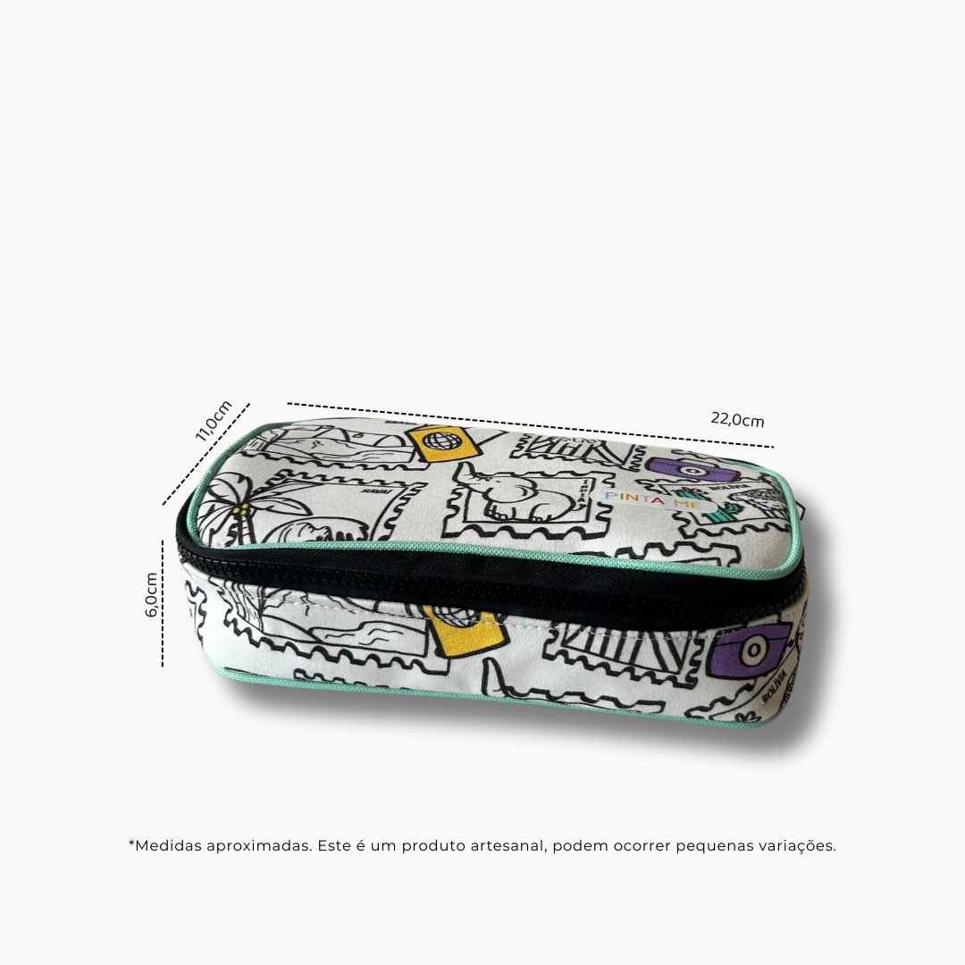 Estojo BIG Viagem Colorida