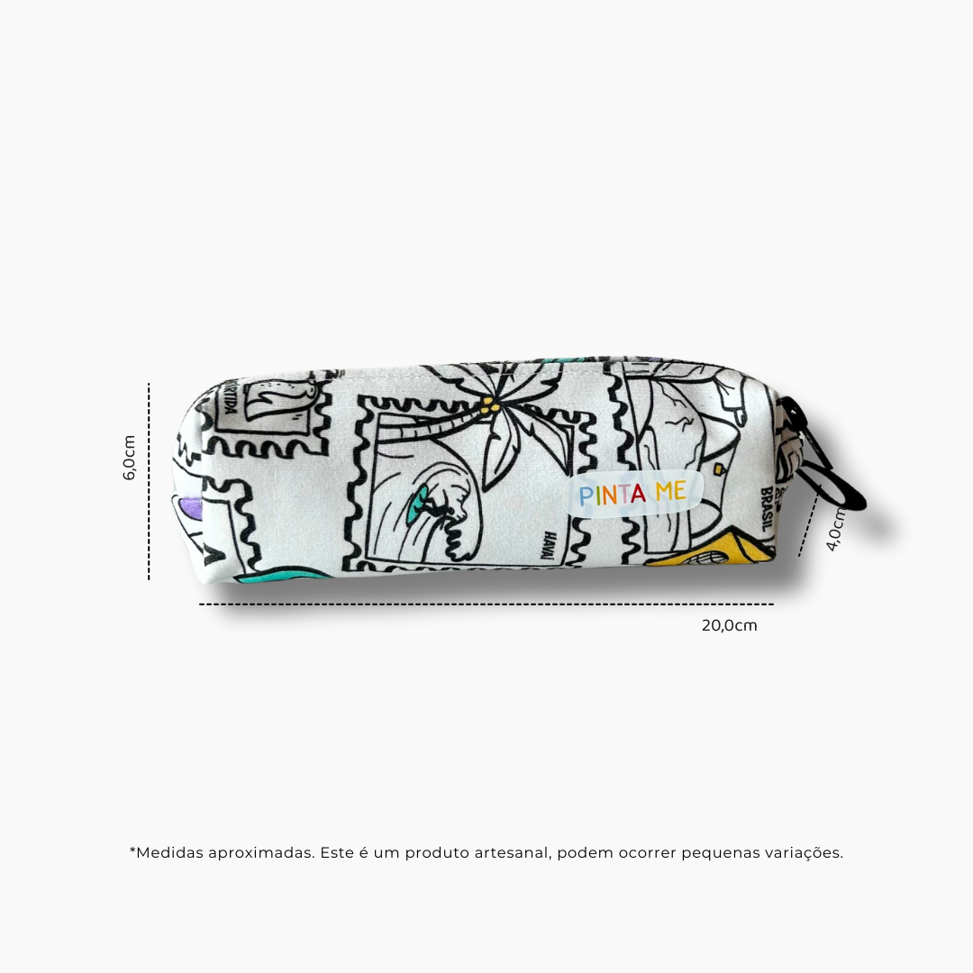 Estojo Mini Viagem Colorida