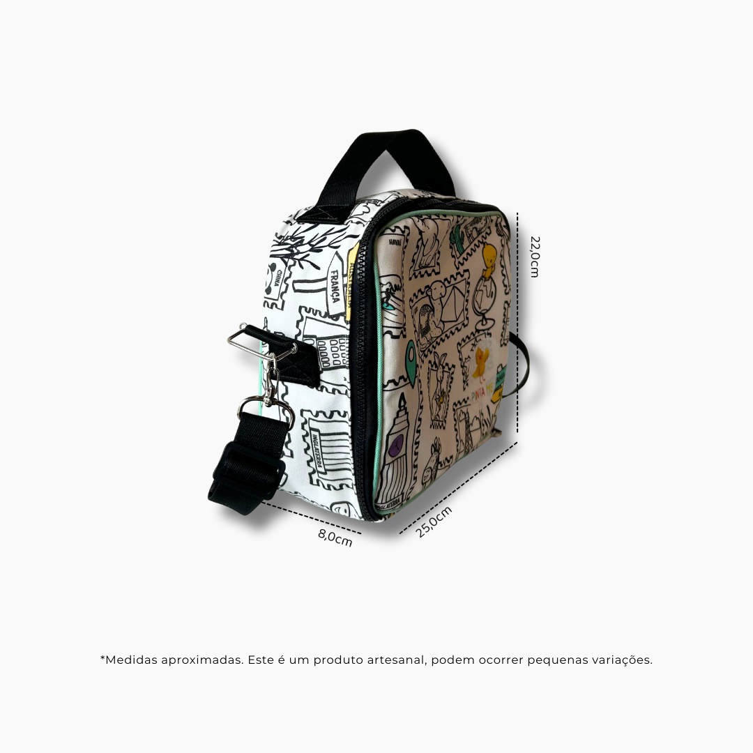 Lancheira Térmica Viagem Colorida