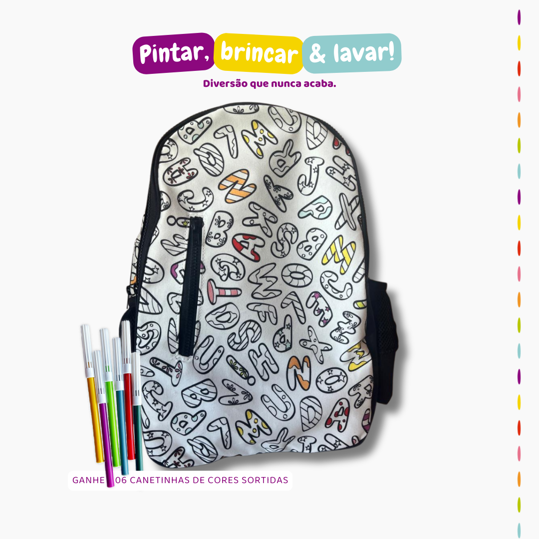 Mochila Alfabeto da PINTA