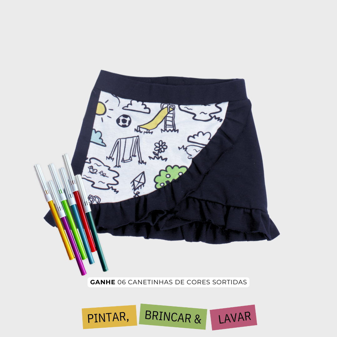 Short Saia DIA DE BRINCAR