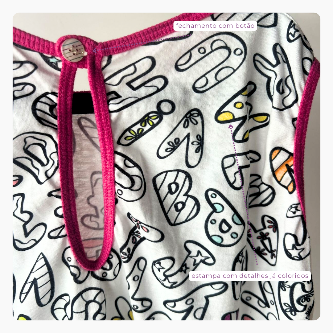 Vestido Alfabeto da PINTA