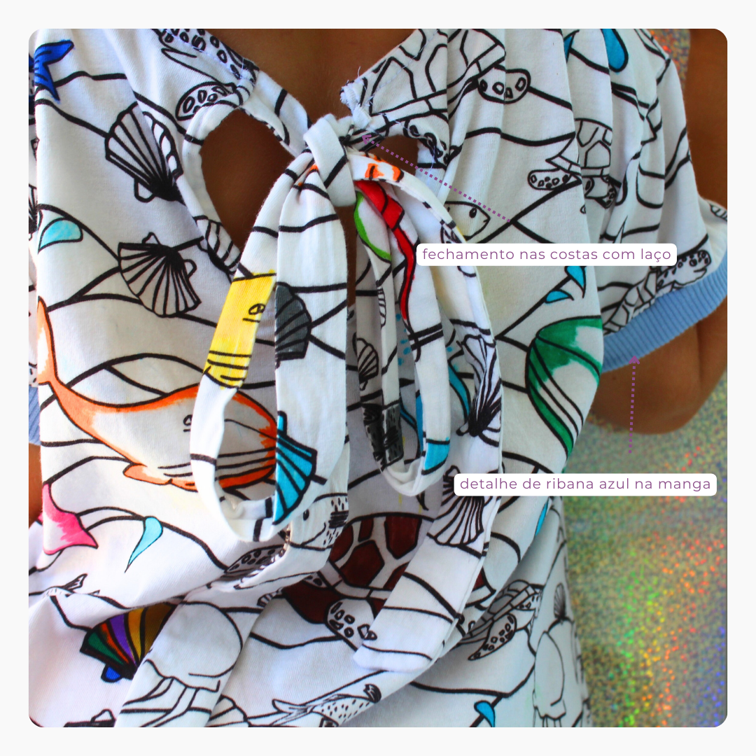 Vestido Um Mergulho na Ilha