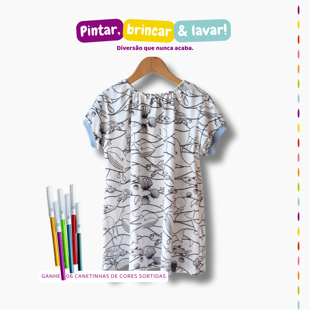 Vestido Um Mergulho na Ilha