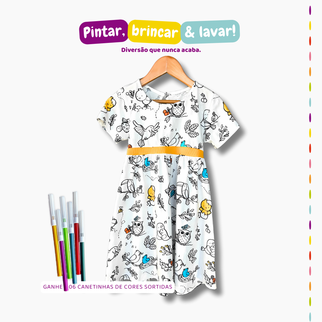 Vestido Voa Passarinho