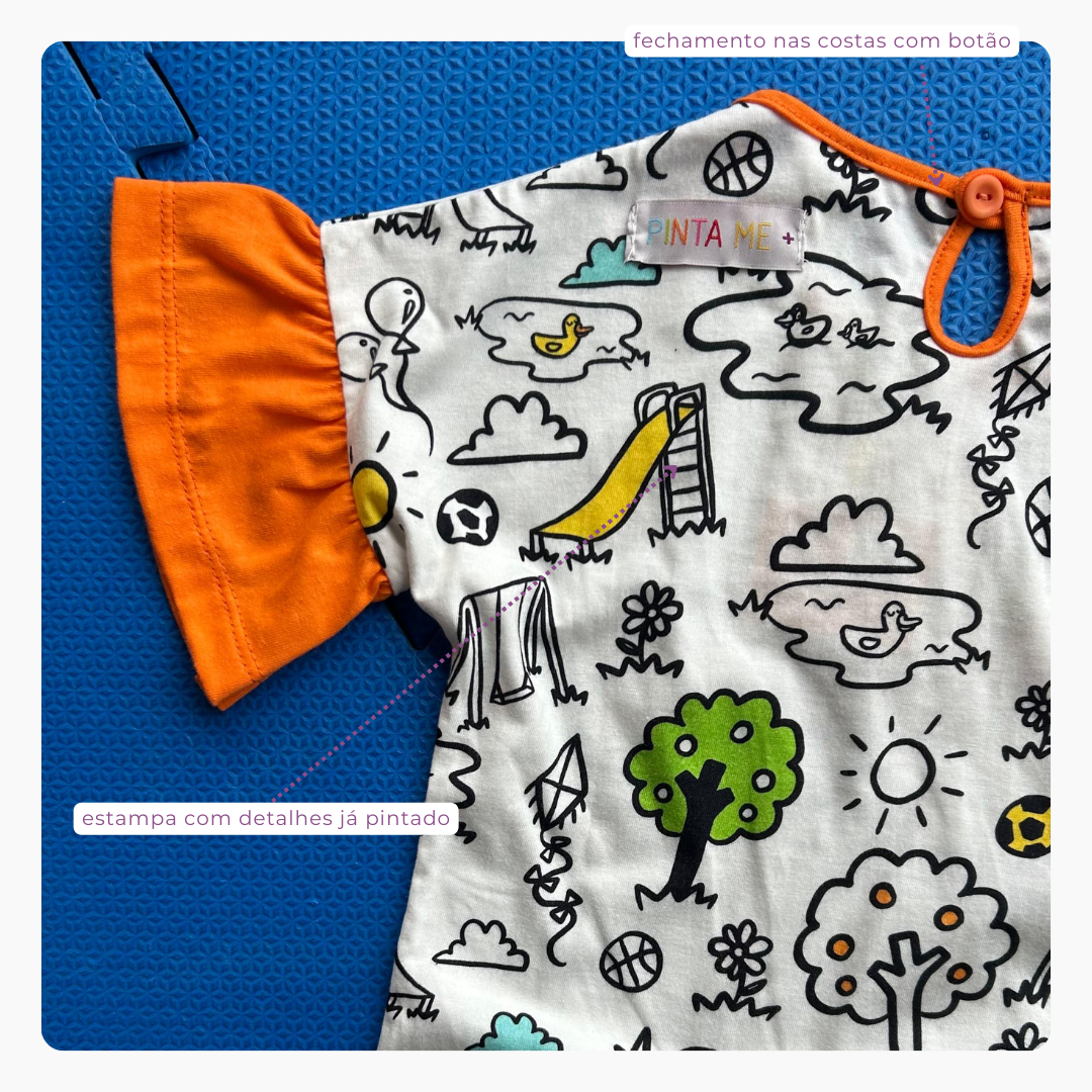 Blusa Frufru DIA DE BRINCAR