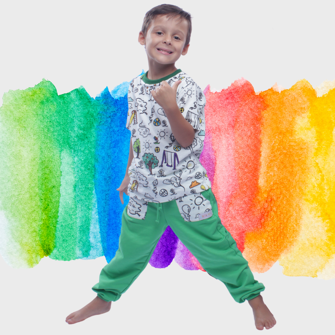 Calça Bolso DIA DE BRINCAR