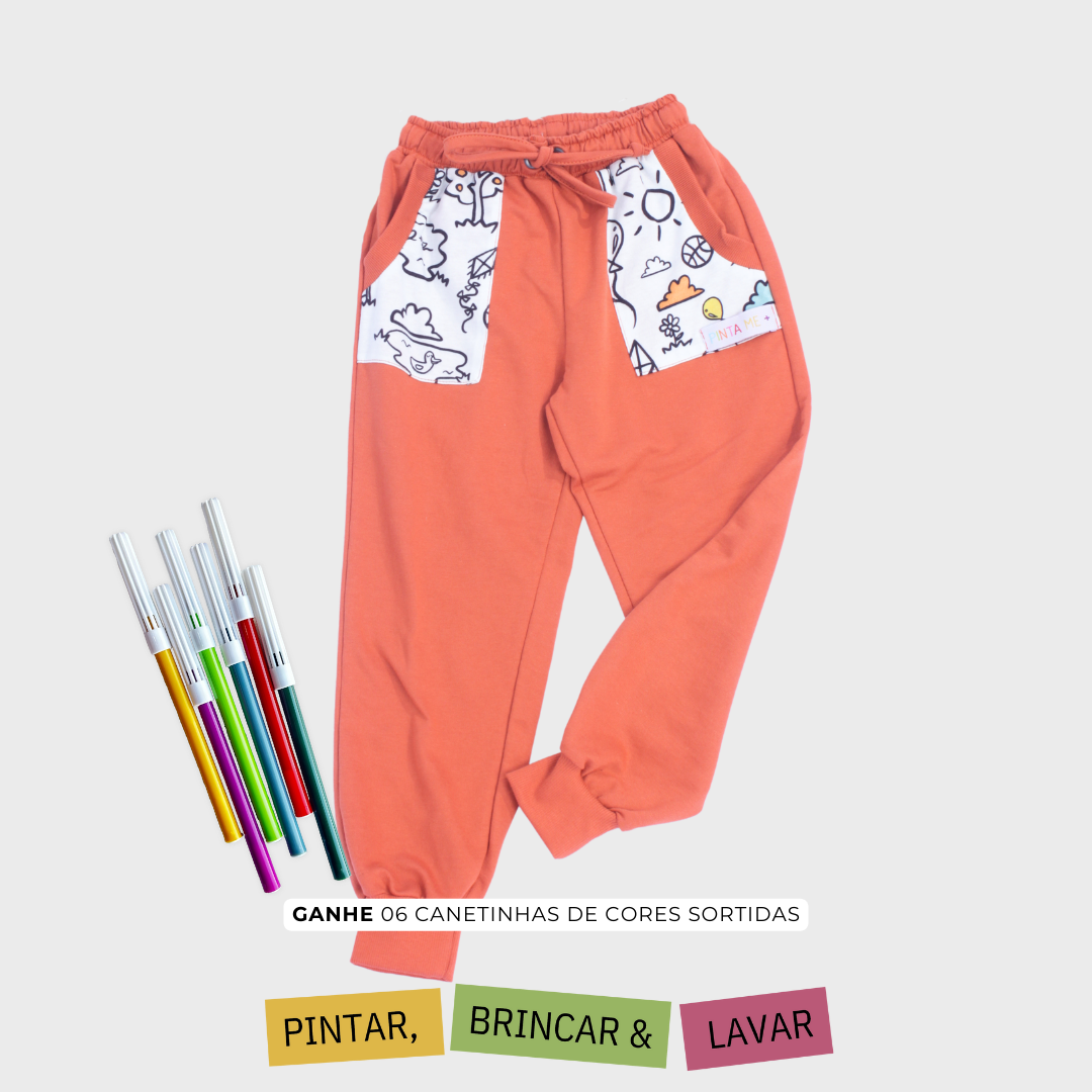 Calça Bolso DIA DE BRINCAR