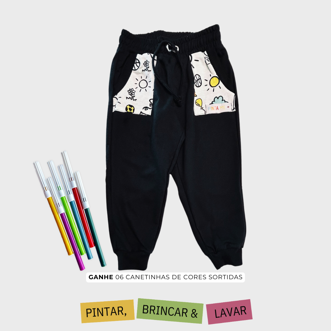 Calça Bolso DIA DE BRINCAR