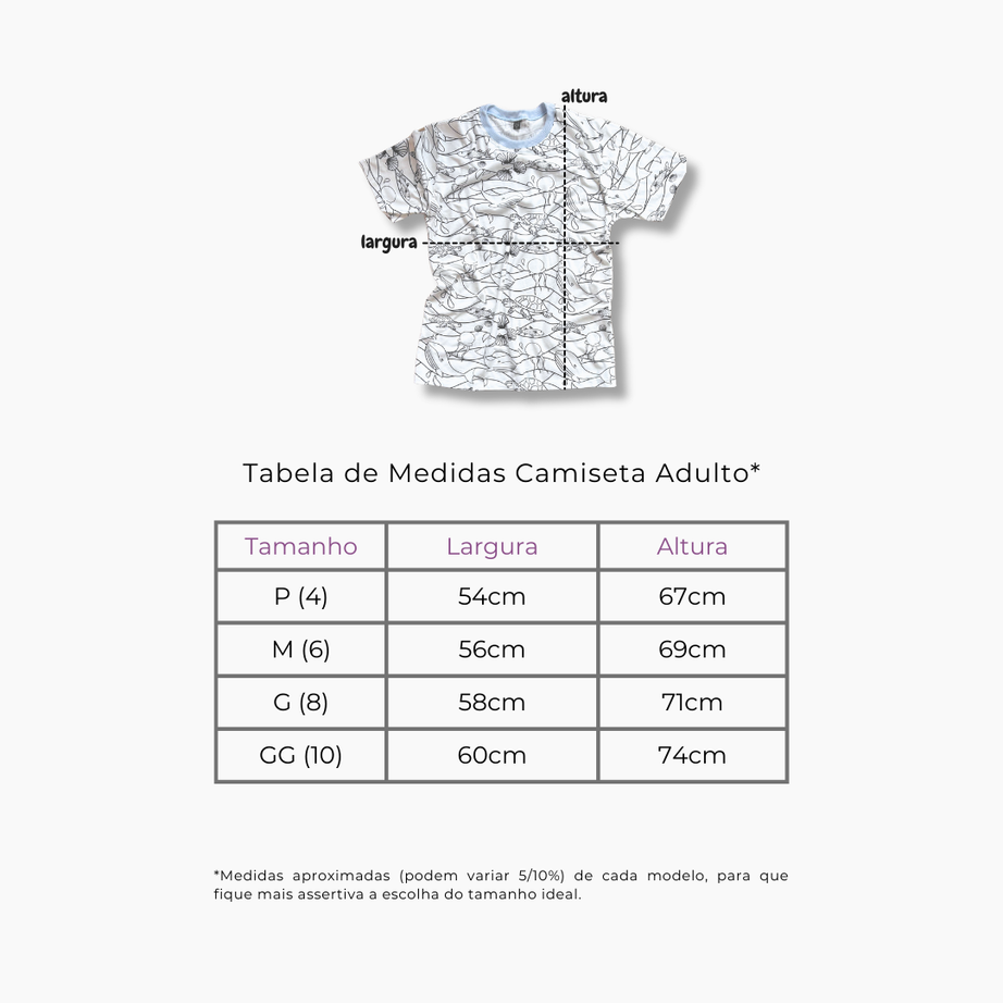 Camiseta Adulto  Um Mergulho na Ilha