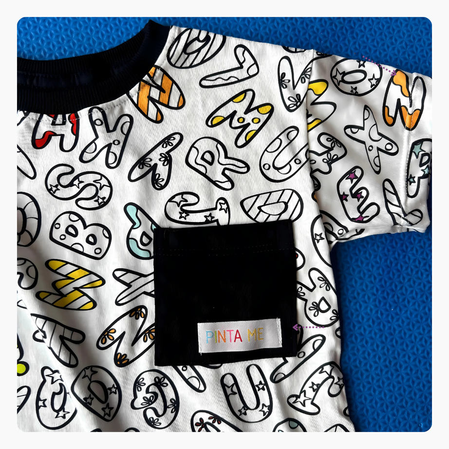 Camiseta Alfabeto da PINTA