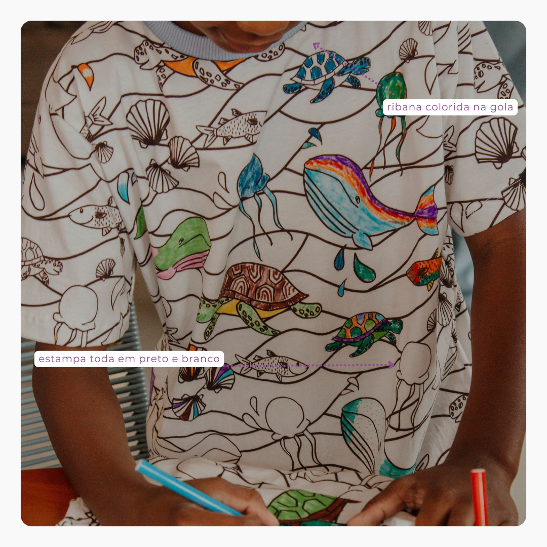 Camiseta Um Mergulho na Ilha