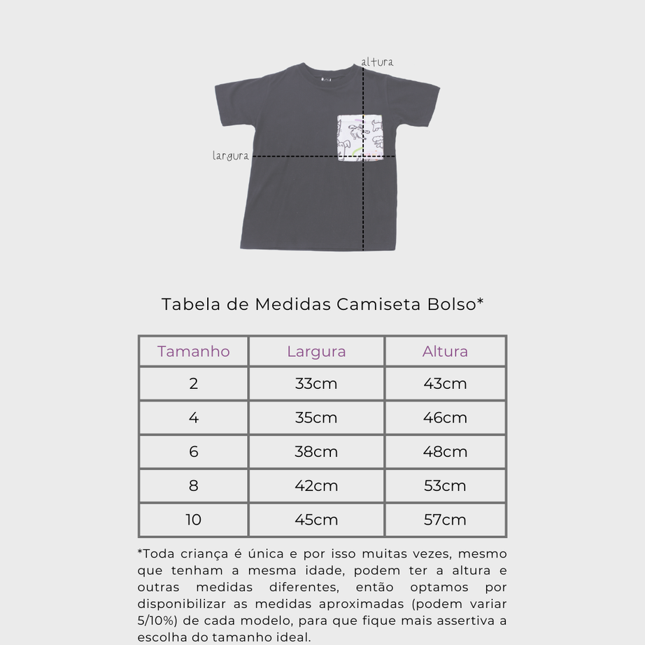 Camiseta Bolso DIA DE BRINCAR