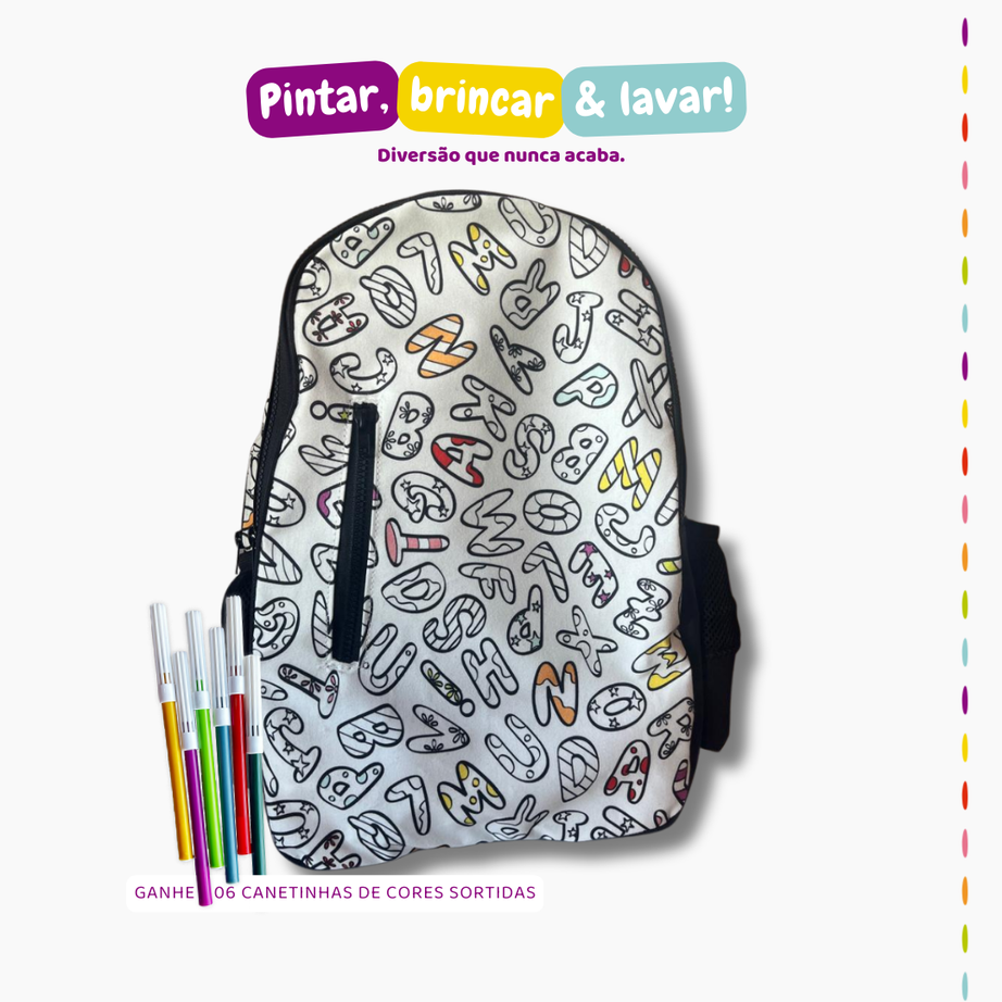 Mochila Alfabeto da PINTA
