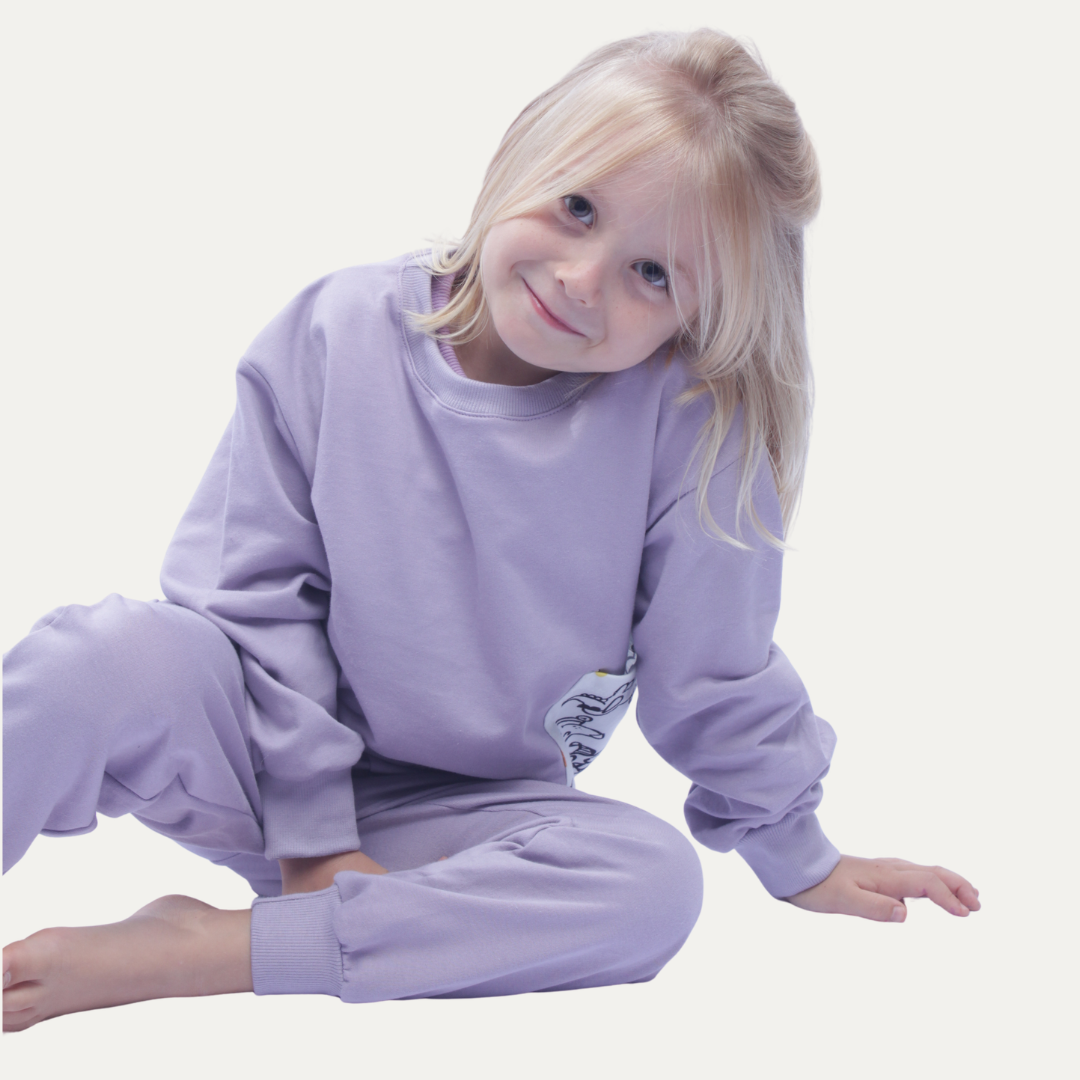 Moletom Bolso Infantil para Colorir  PETS + 6 canetinhas