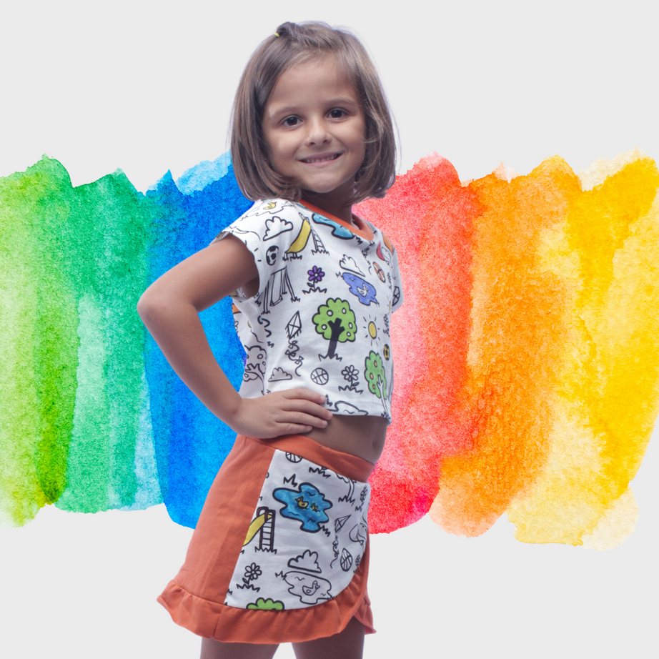 Short Saia DIA DE BRINCAR