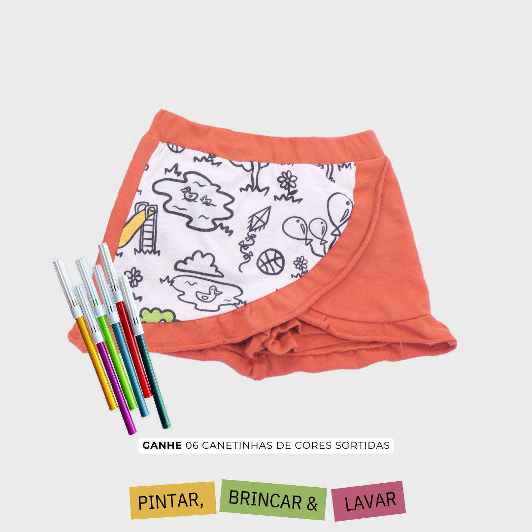 Short Saia DIA DE BRINCAR