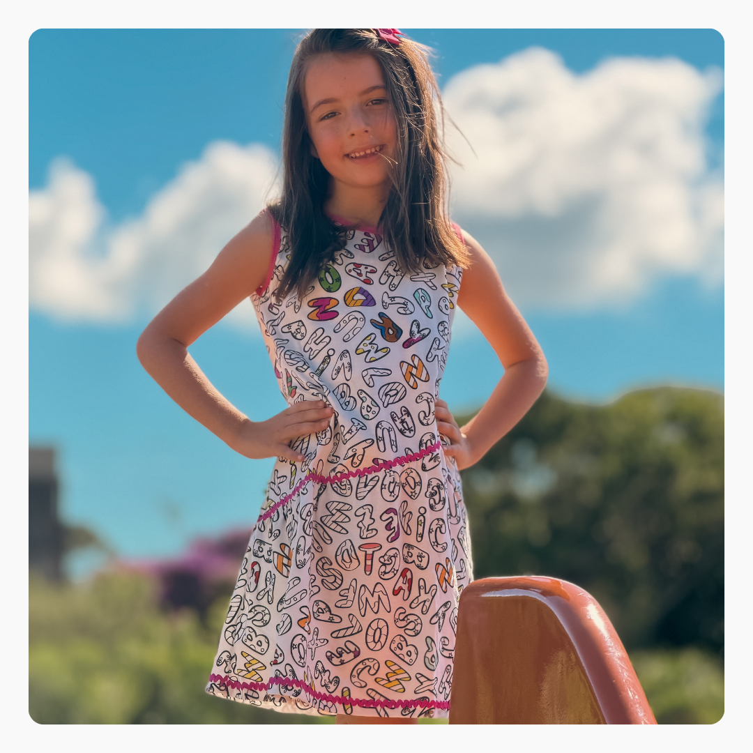 Vestido Alfabeto da PINTA