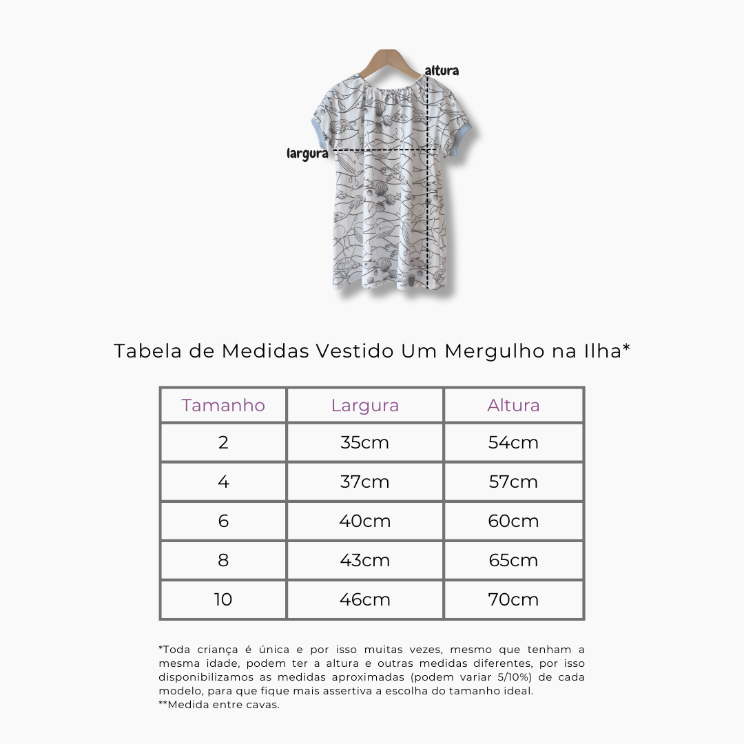 Vestido Um Mergulho na Ilha