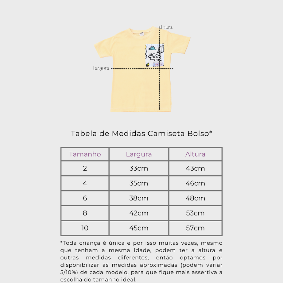 Camiseta Bolso DIA DE BRINCAR