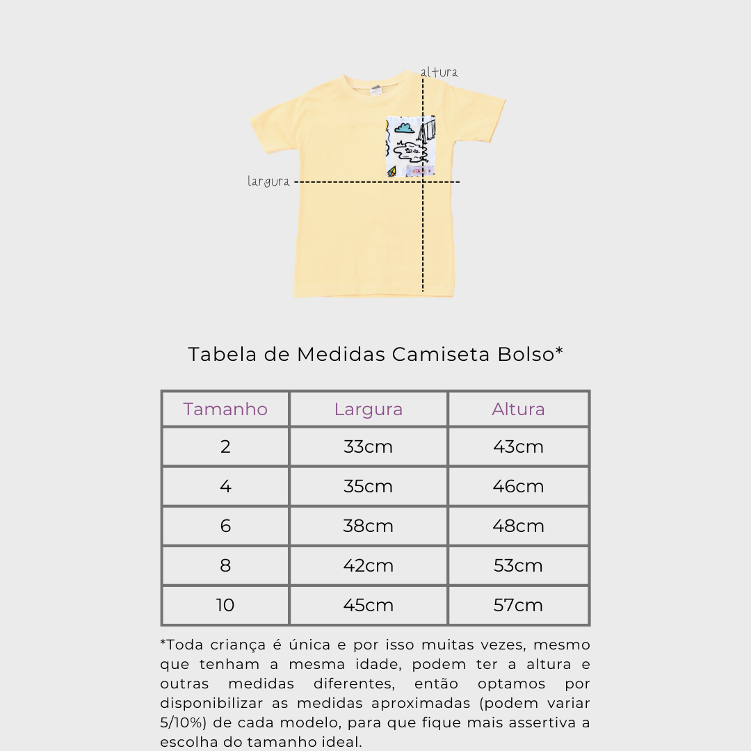 Camiseta Bolso DIA DE BRINCAR